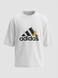 Футболка оверсайз (унісекс) adidas біла 163 фото 1