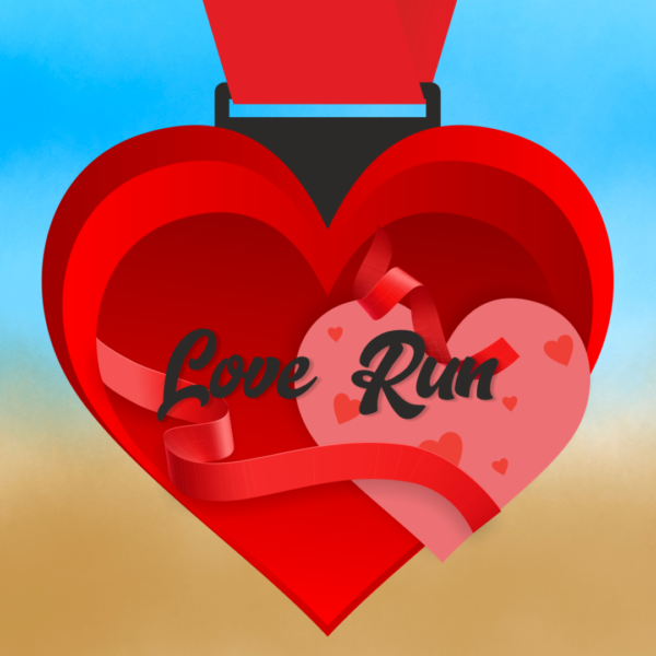 Love run медаль